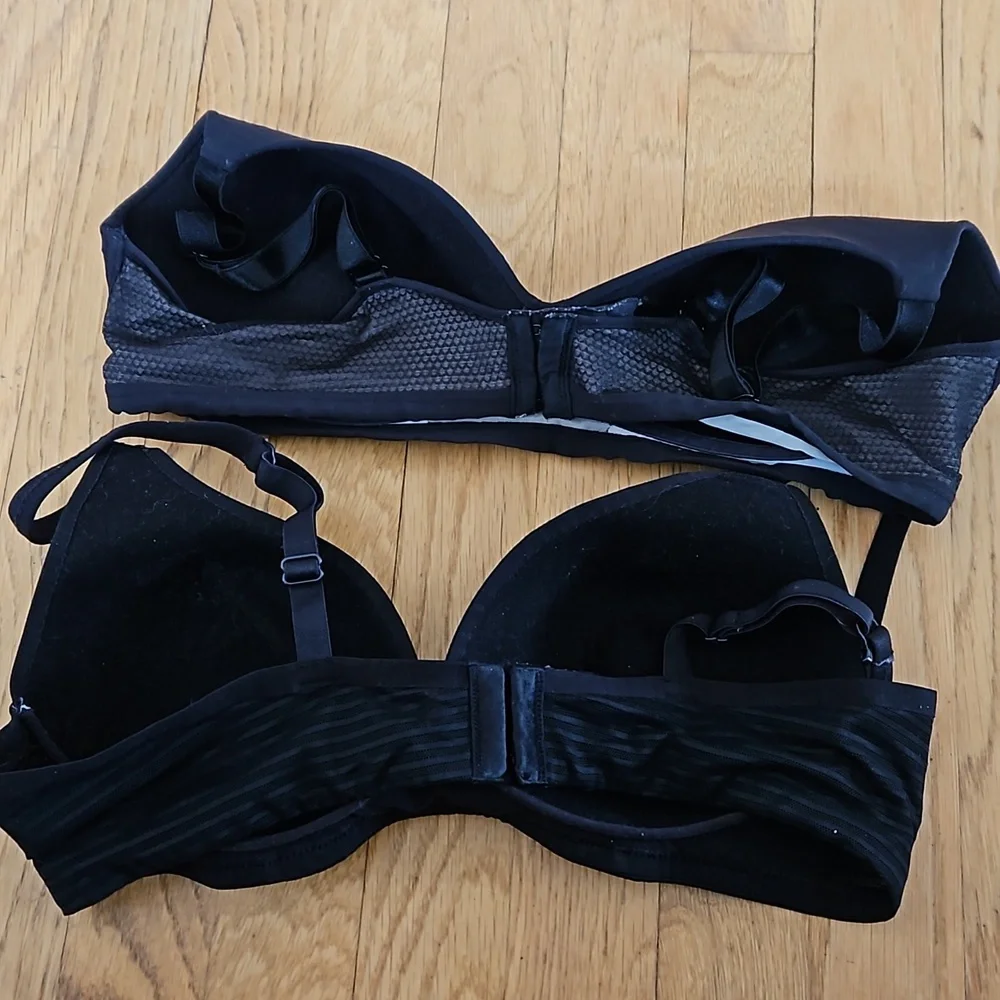 Jockey and Hanes wire free bras L